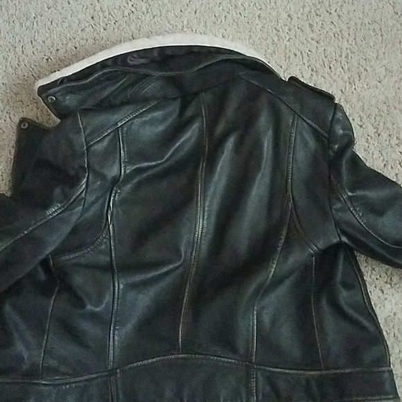 LAMARQUE 100% leather biker jacket - Picture 4 of 8